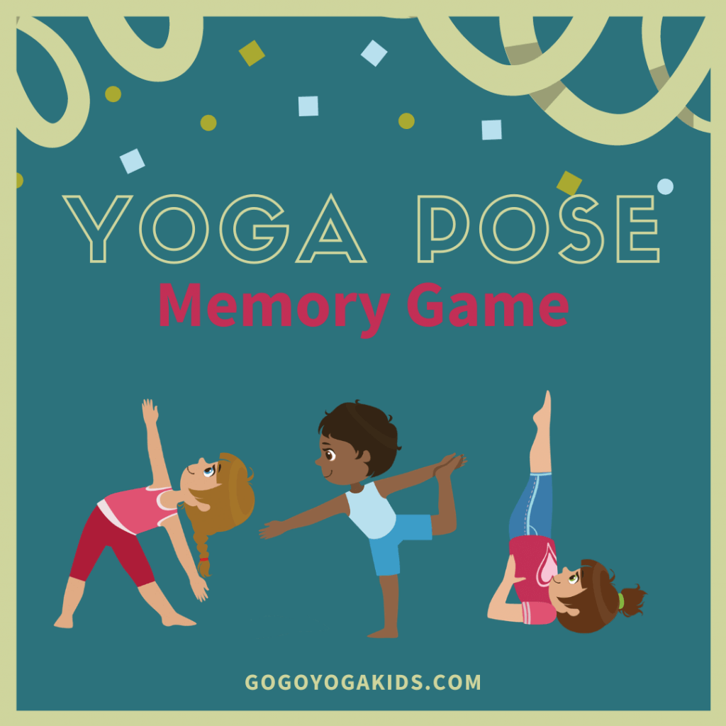 yoga pose memory game